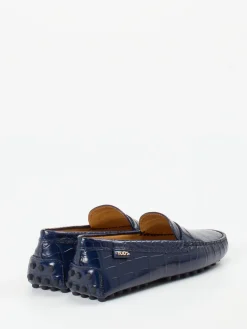 Damen Tod's – Loafer aus geprägtem Leder Dunkel