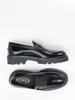 Herren Tod's – Loafer aus Hochglanzleder