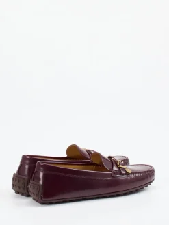 – Loafer aus Hochglanzleder in Bordeaux*Tod's Hot