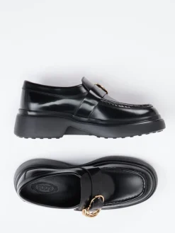 Damen Tod's – Loafer aus Hochglanzleder in