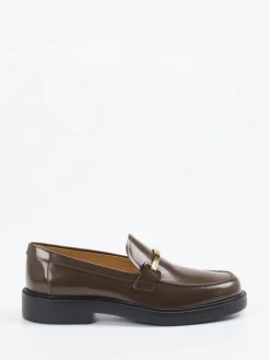 – Loafer aus Hochglanzleder in Schlamm*Tod's Clearance