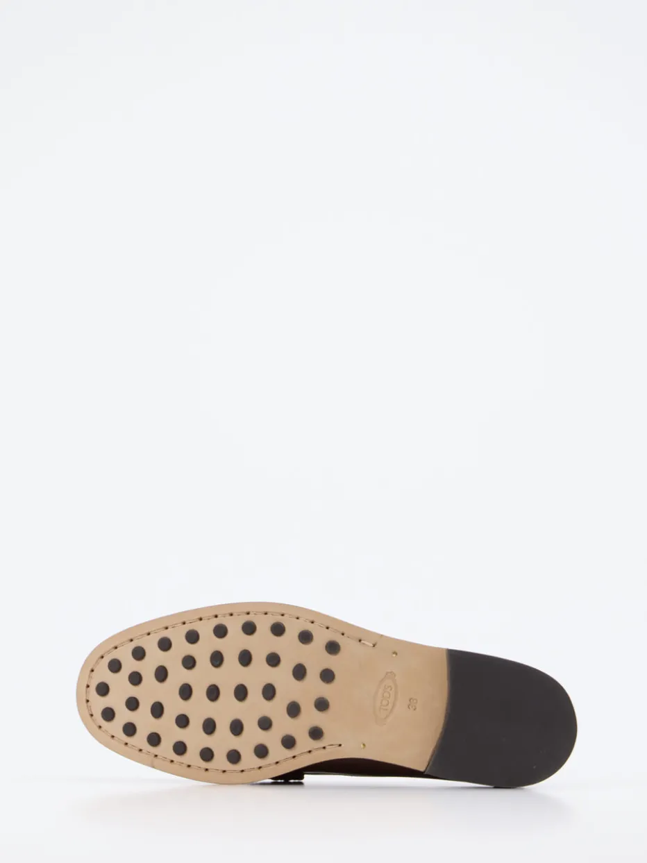 Damen Tod's – Loafer aus Kalbleder in Dunkelbraun