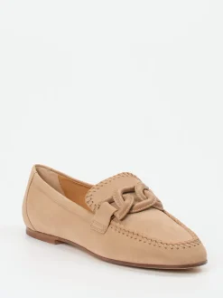 Damen Tod's – Loafer aus Nubukleder in Beige