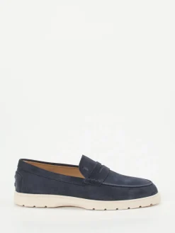 – Loafer aus Veloursleder in Nacht*Tod's New