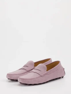 – Loafer aus Veloursleder in Altrosa*Tod's New