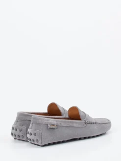 Damen Tod's – Loafer aus Veloursleder in Hell