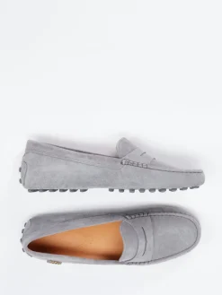 Damen Tod's – Loafer aus Veloursleder in Hell