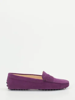 – Loafer aus Veloursleder in Violett*Tod's New