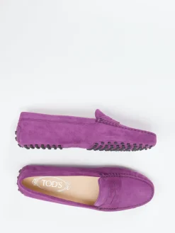 – Loafer aus Veloursleder in Violett*Tod's New