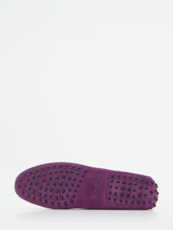 – Loafer aus Veloursleder in Violett*Tod's New