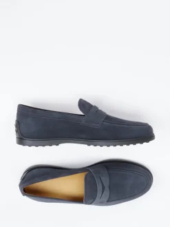 – Loafer aus Veloursleder in Dunkel*Tod's Best