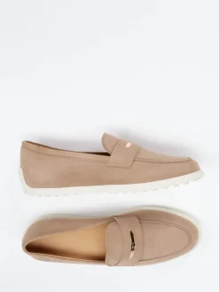 – Loafer aus Veloursleder Sandbeige*Tod's Hot