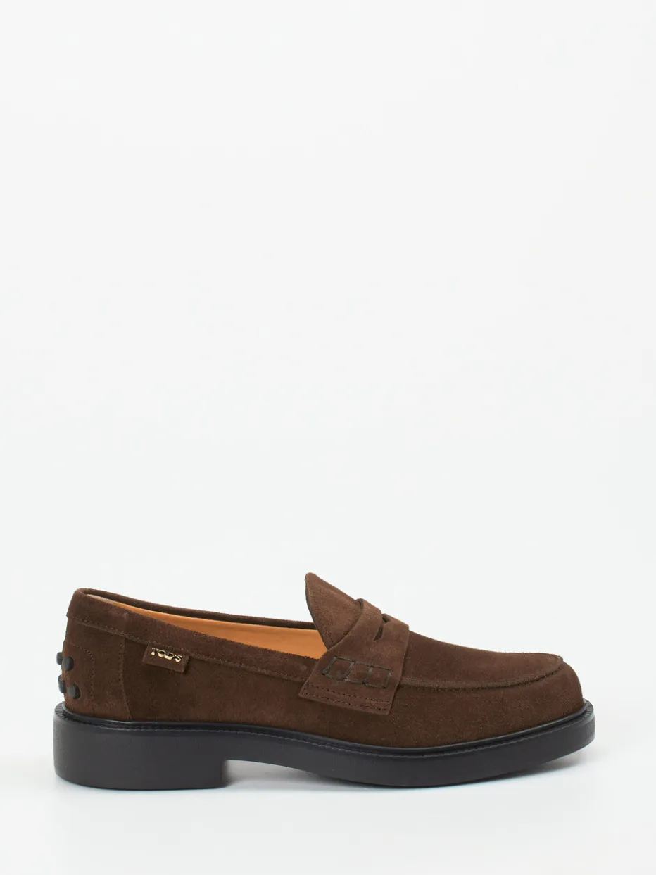 – Loafer aus Veloursleder schokoladen*Tod's Outlet