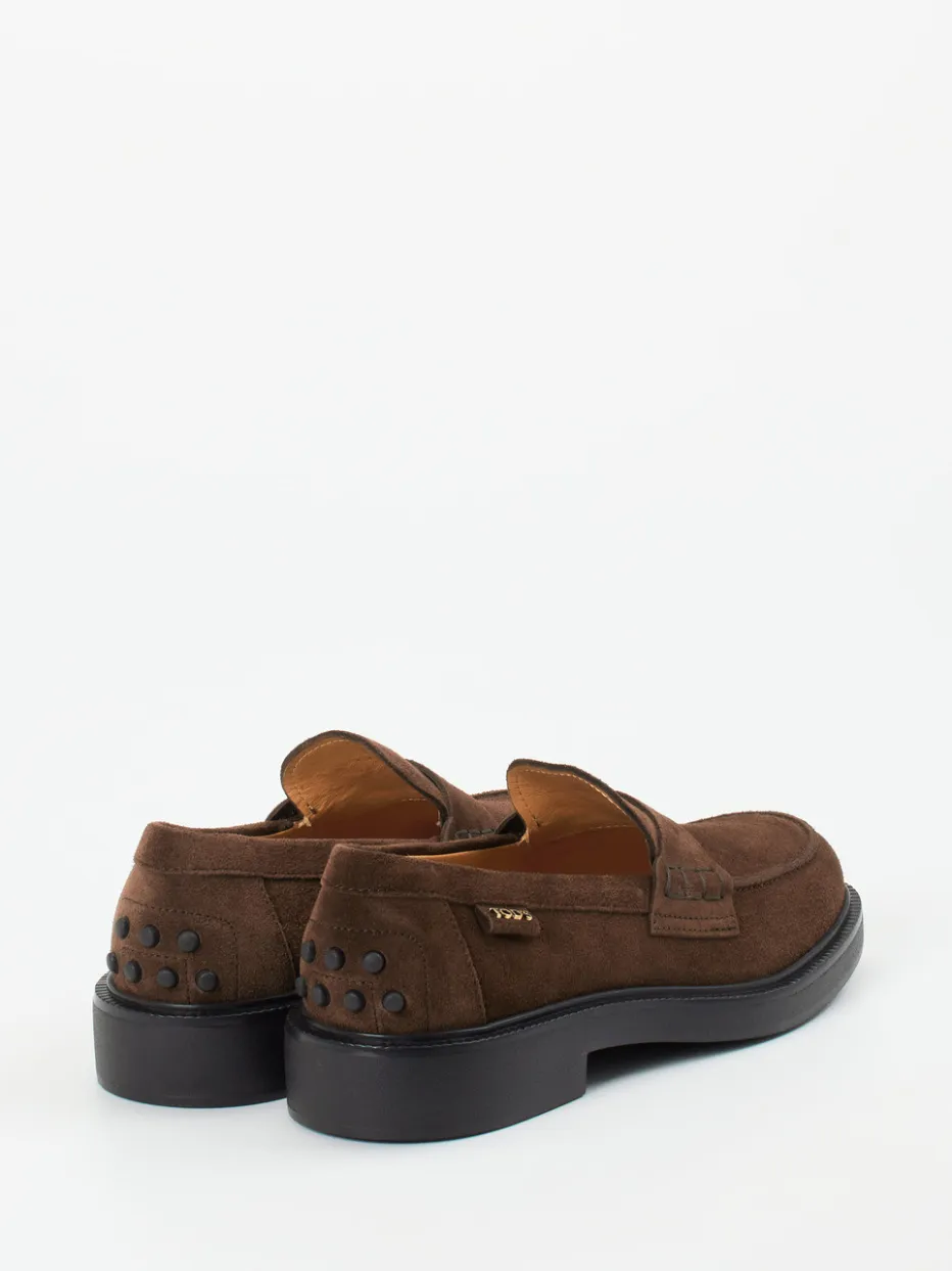 – Loafer aus Veloursleder schokoladen*Tod's Outlet