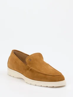 Herren Tod's – Loafer aus Veloursleder cognac