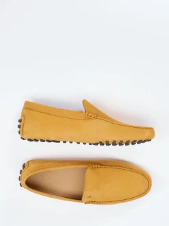 Herren Tod's – Mokassin aus Nubukleder in Honiggelb