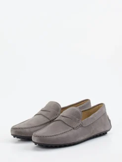 – Mokassin aus Veloursleder in Stein*Tod's New