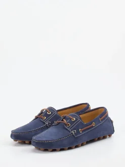 – Mokassin aus Veloursleder Marine*Tod's Discount