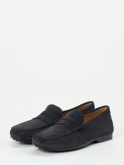 Herren Tod's – Penny Loafer aus Veloursleder in