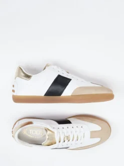 – Retro-Sneaker aus Velours- und Glattleder*Tod's Outlet