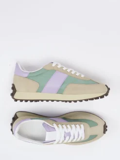 Damen Tod's – Retro-Sneaker aus Veloursleder und Textil