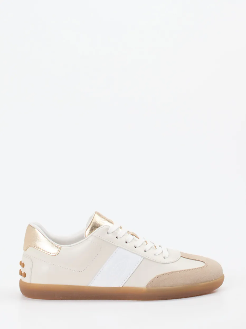 – Retro-Sneaker aus Velours- und Glattleder*Tod's