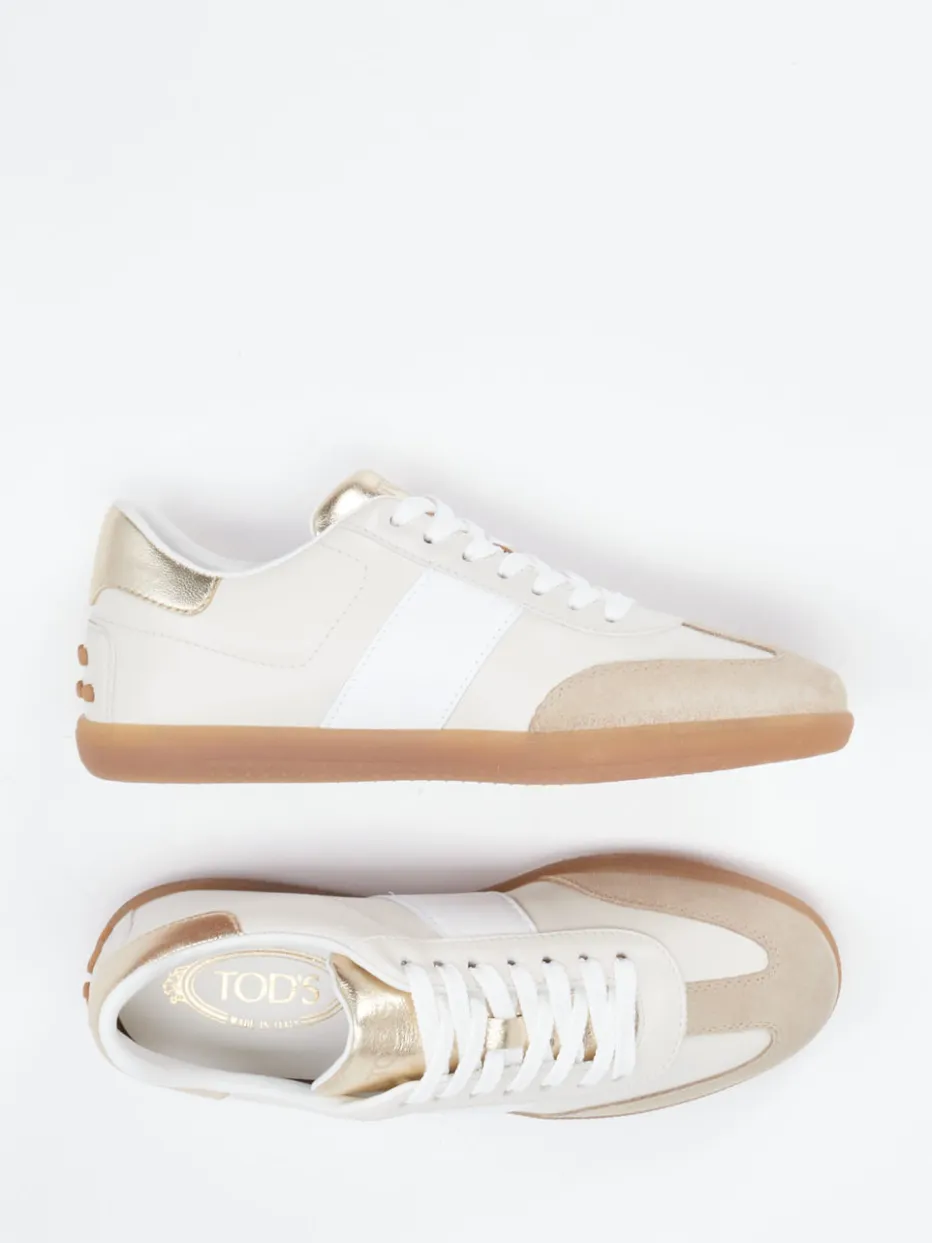 – Retro-Sneaker aus Velours- und Glattleder*Tod's