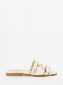 – Slides aus Kalbleder in Creme*Tod's Online