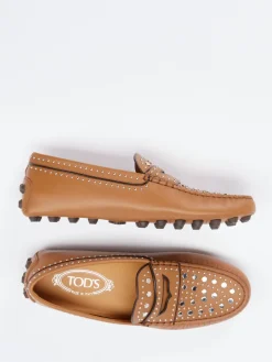 – Slipper aus Kalbleder mit Nietenbesatz*Tod's Outlet