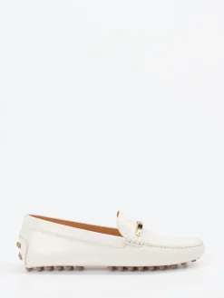 Damen Tod's – Slipper aus Kalbleder Elfenbein