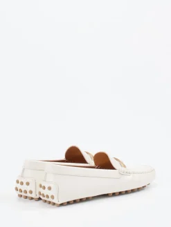 Damen Tod's – Slipper aus Kalbleder Elfenbein