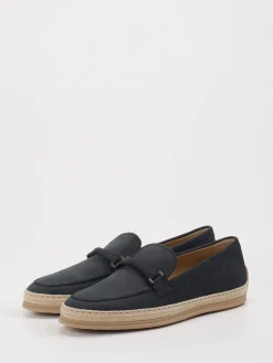 – Slipper aus Leder mit Bastdetails*Tod's Sale