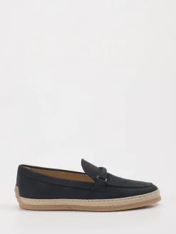 – Slipper aus Leder mit Bastdetails*Tod's Sale