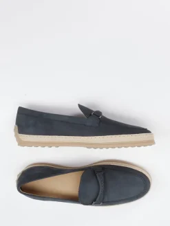 – Slipper aus Leder mit Bastdetails*Tod's Sale