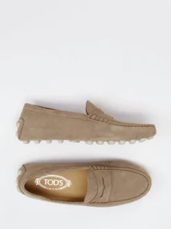 – Slipper aus Veloursleder in Taupe*Tod's New