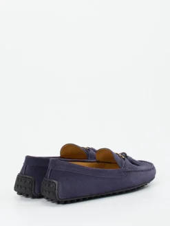 Damen Tod's – Slipper aus Veloursleder in Dunkel