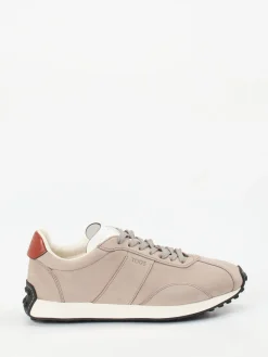 Herren Tod's – Sneaker aus Nubukleder in Taupe