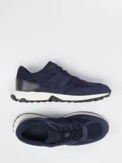 Herren Tod's – Sneaker aus Velour und Textil Dunkel