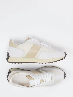 – Sneaker aus Velour und Textil Offwhite*Tod's Discount