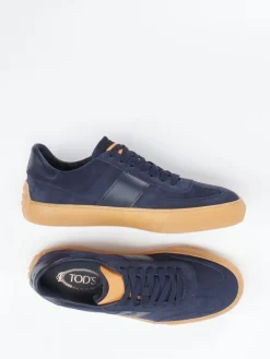 Herren Tod's – Sneaker aus Veloursleder dunkel