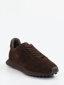 – Sneaker aus Veloursleder Dunkel*Tod's Clearance