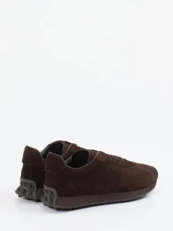 – Sneaker aus Veloursleder Dunkel*Tod's Clearance