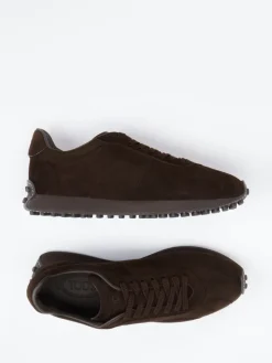 – Sneaker aus Veloursleder Dunkel*Tod's Clearance