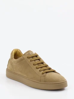 Herren Tod's – Sneaker aus Veloursleder sandbeige