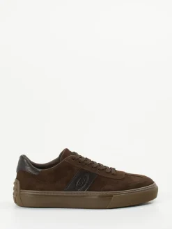 Herren Tod's – Sneaker aus Veloursleder schoko