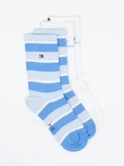 Kinder Tommy Hilfiger – Crew-Socken aus Textil Hell