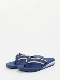 – Zehentrenner aus Textil in Marine*Tommy Hilfiger Clearance