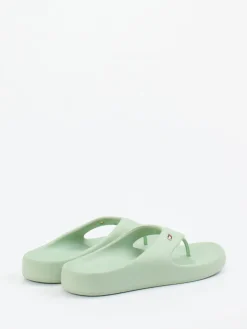 – Zehentrenner aus Synthetik in Salbei*Tommy Hilfiger Best