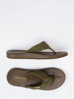 – Zehentrenner aus geflochtenem Textil*Tommy Hilfiger Clearance