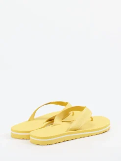 Damen Tommy Hilfiger – Zehentrenner aus Textil in Pastell